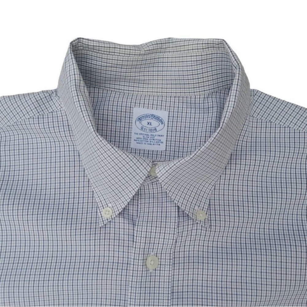 Brooks Brothers Button Down The Original Long Sleeve Shirt Slim Fit Men’s XL